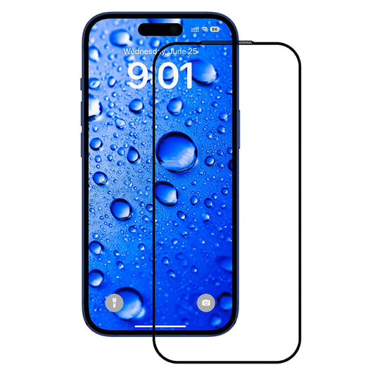 Folie de protectie Ecran Anank pentru Apple iPhone 17 Air, Sticla Securizata, Full Glue, 2.5D, Neagra