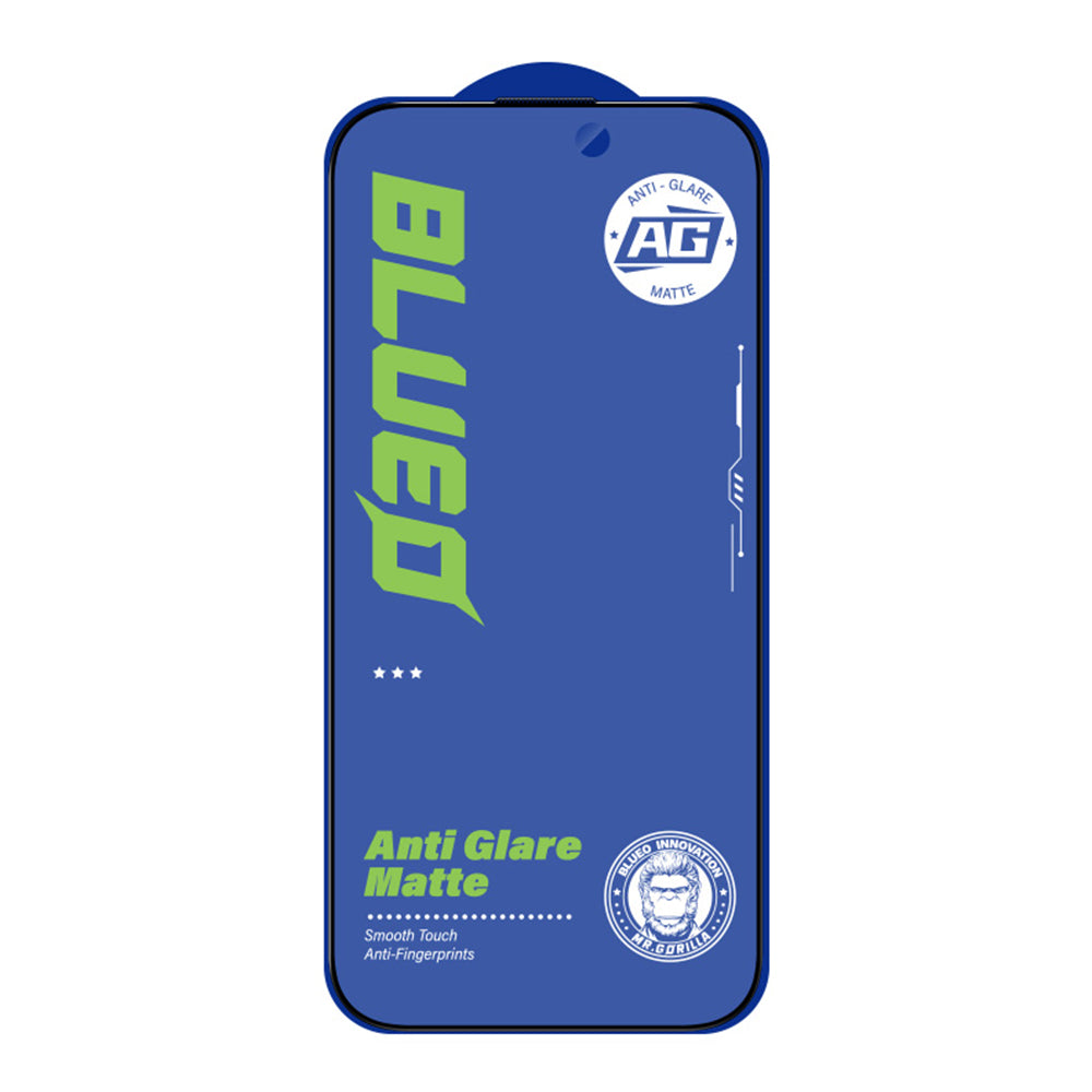 Folie de protectie Ecran Blueo Anti-Glare pentru Apple iPhone 11 Pro / XS / X, Sticla Securizata, Full Glue, Neagra