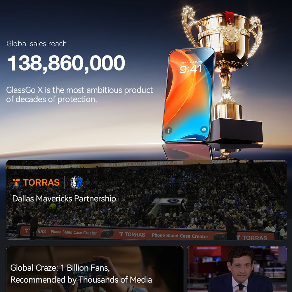 Folie de protectie Ecran Torras GlassGo Install Master pentru Apple iPhone 17 Pro Max, Sticla Securizata, Full Glue