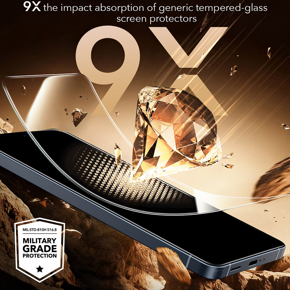 Folie de protectie Ecran ESR UltraFit Armorite Pro pentru Samsung Galaxy S26 Ultra S948, Sticla Securizata, Full Glue
