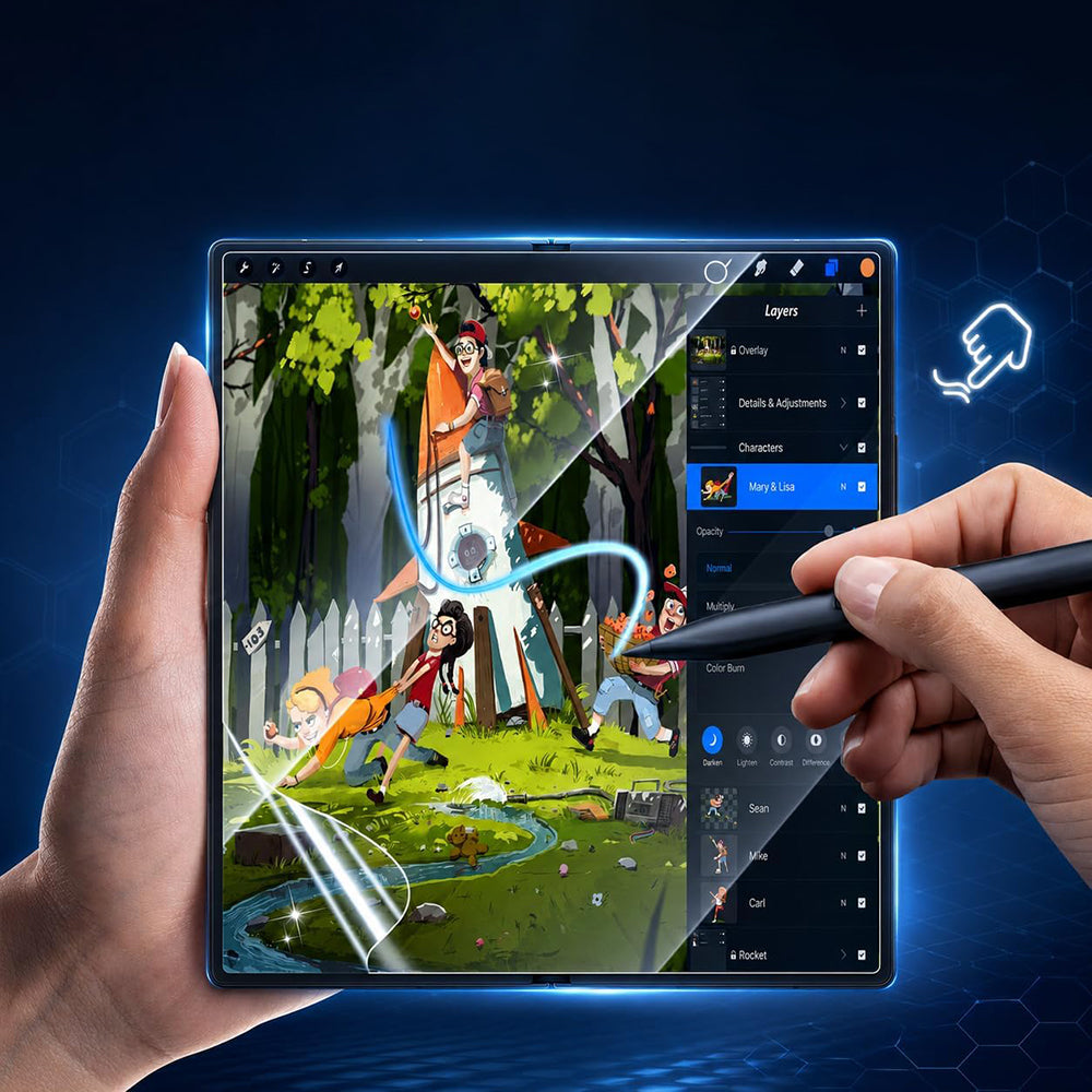 Folie de protectie Ecran Interior Blueo HD pentru Samsung Galaxy Z Fold8 Ultra F976 / Z Fold7 F966, Plastic