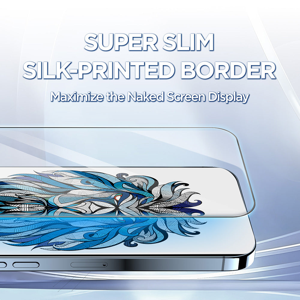 Folie de protectie Ecran Lito D+ Max 4K pentru Apple iPhone 17 / 16 Pro, Sticla Securizata, Full Glue, Neagra
