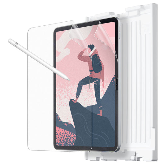 Folie de protectie Ecran Matte ESR Paper Feel pentru Apple iPad (2025) / (2022), Plastic, Set 2 bucati