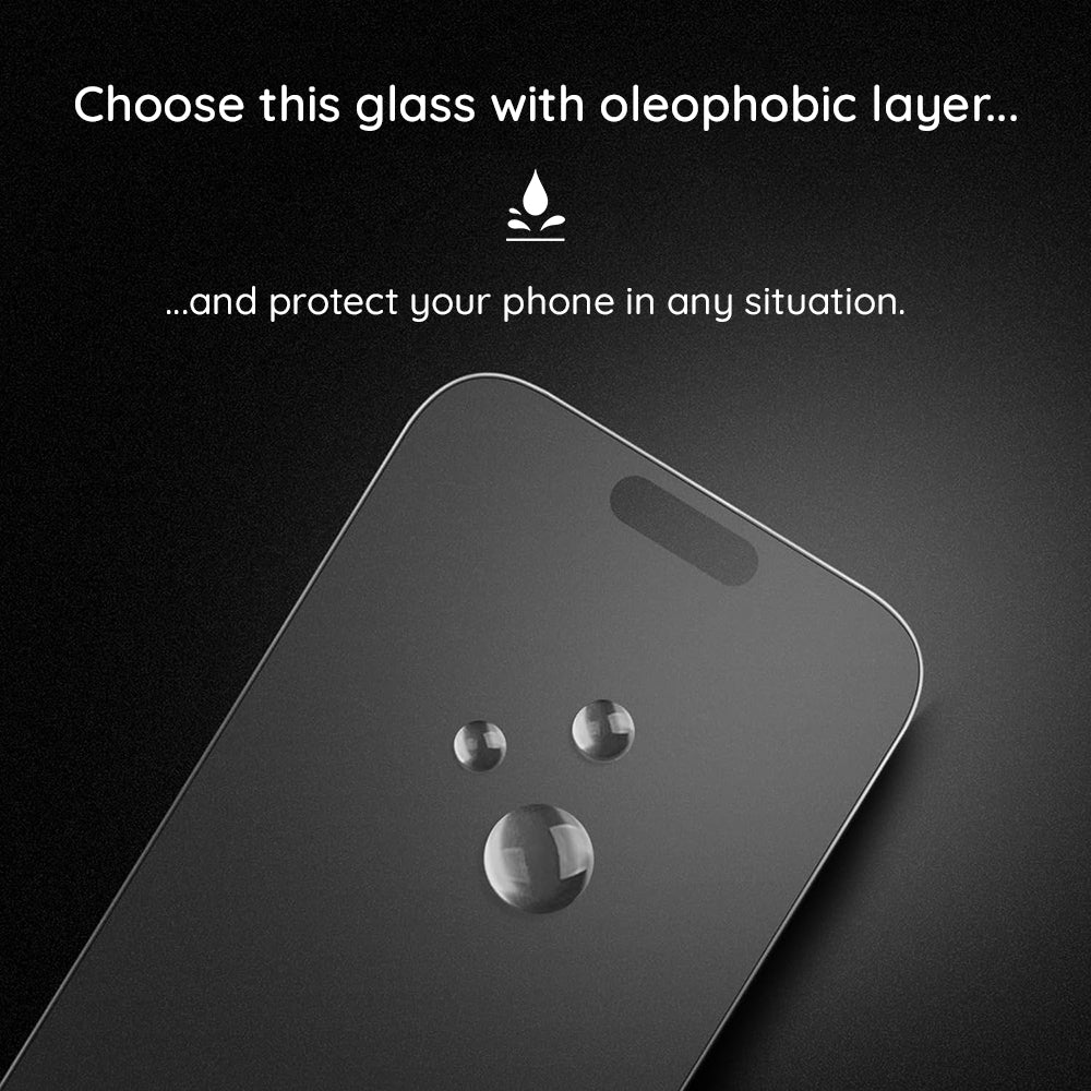 Folie de protectie Ecran Matte Lito HD Pro pentru Apple iPhone 16 Pro, Sticla Securizata, Full Glue, Neagra