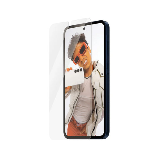 Folie de protectie Ecran PanzerGlass Safe. Ultra-Wide Fit EasyAligner pentru Samsung Galaxy A36 A366, Sticla Securizata, Full Glue