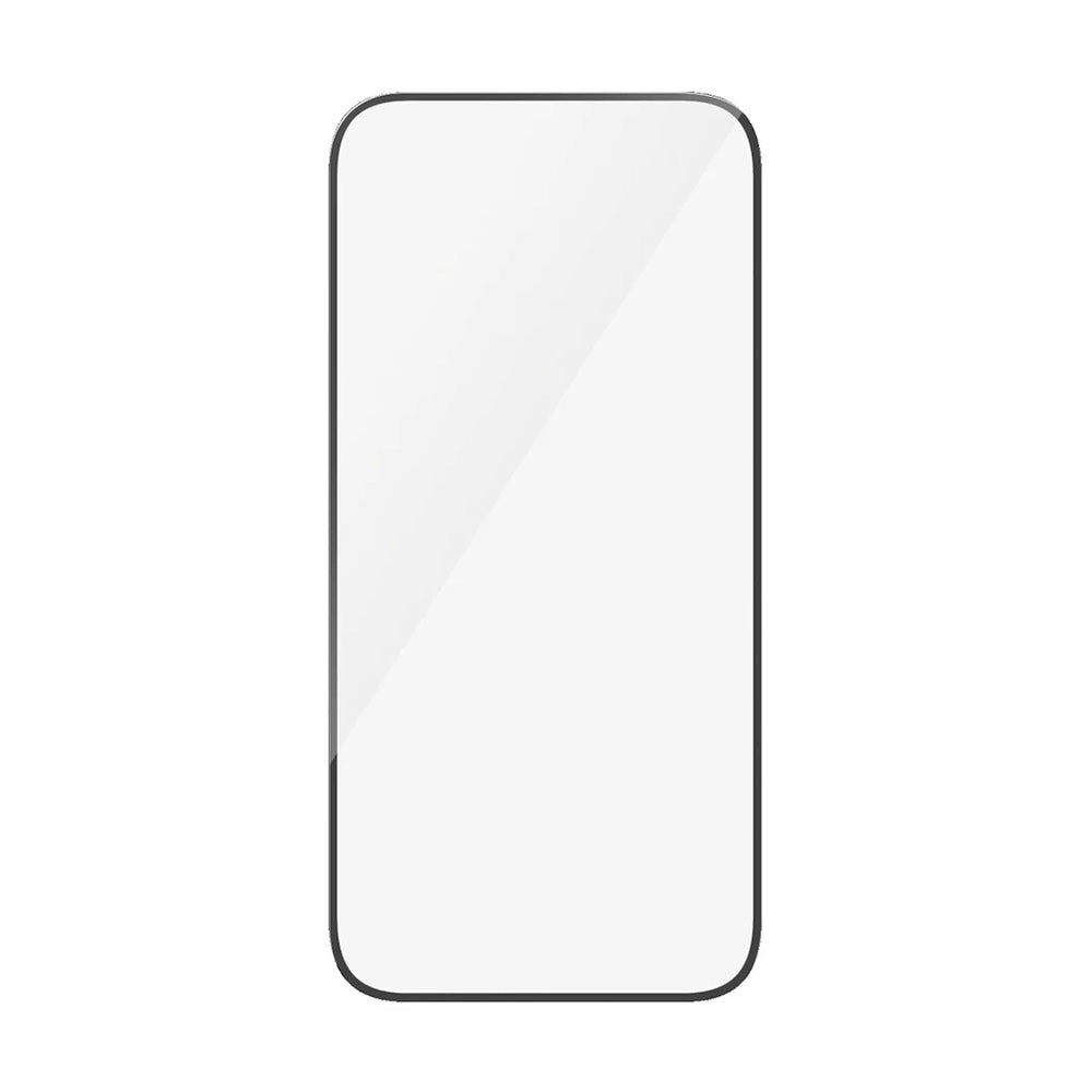 Folie de protectie Ecran PanzerGlass Ultra-Wide Fit pentru Apple iPhone 16 Plus / 15 Plus, Sticla Securizata, Full Glue, Neagra