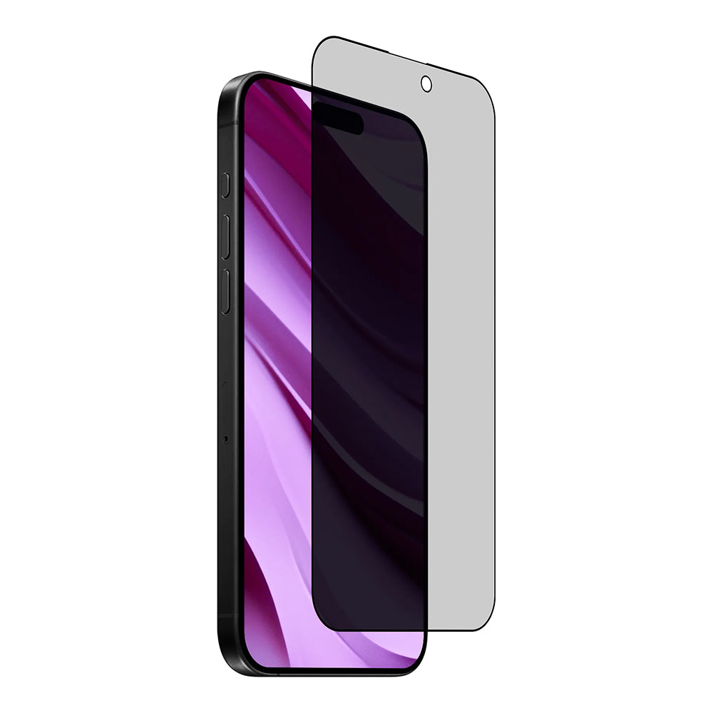 Folie de protectie Ecran Privacy Anank 5X Reinforced Applicator pentru Apple iPhone 17, Sticla Securizata, Full Glue, 2.5D