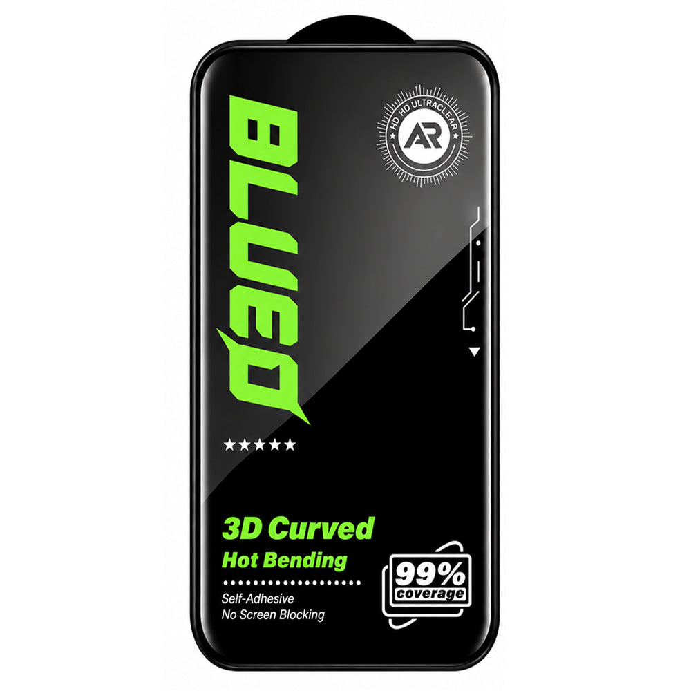 Folie de protectie Ecran Privacy Blueo Anti Peep AR pentru Apple iPhone 18 Pro Max, Sticla Securizata, Full Glue, 3D