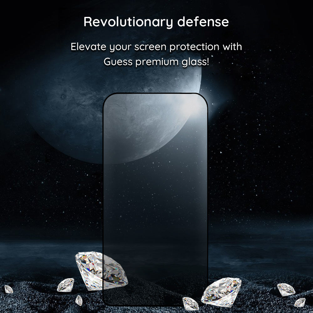 Folie de protectie Ecran Privacy Guess pentru Apple iPhone 16 Pro Max, Sticla Securizata, Full Glue, 2.5D