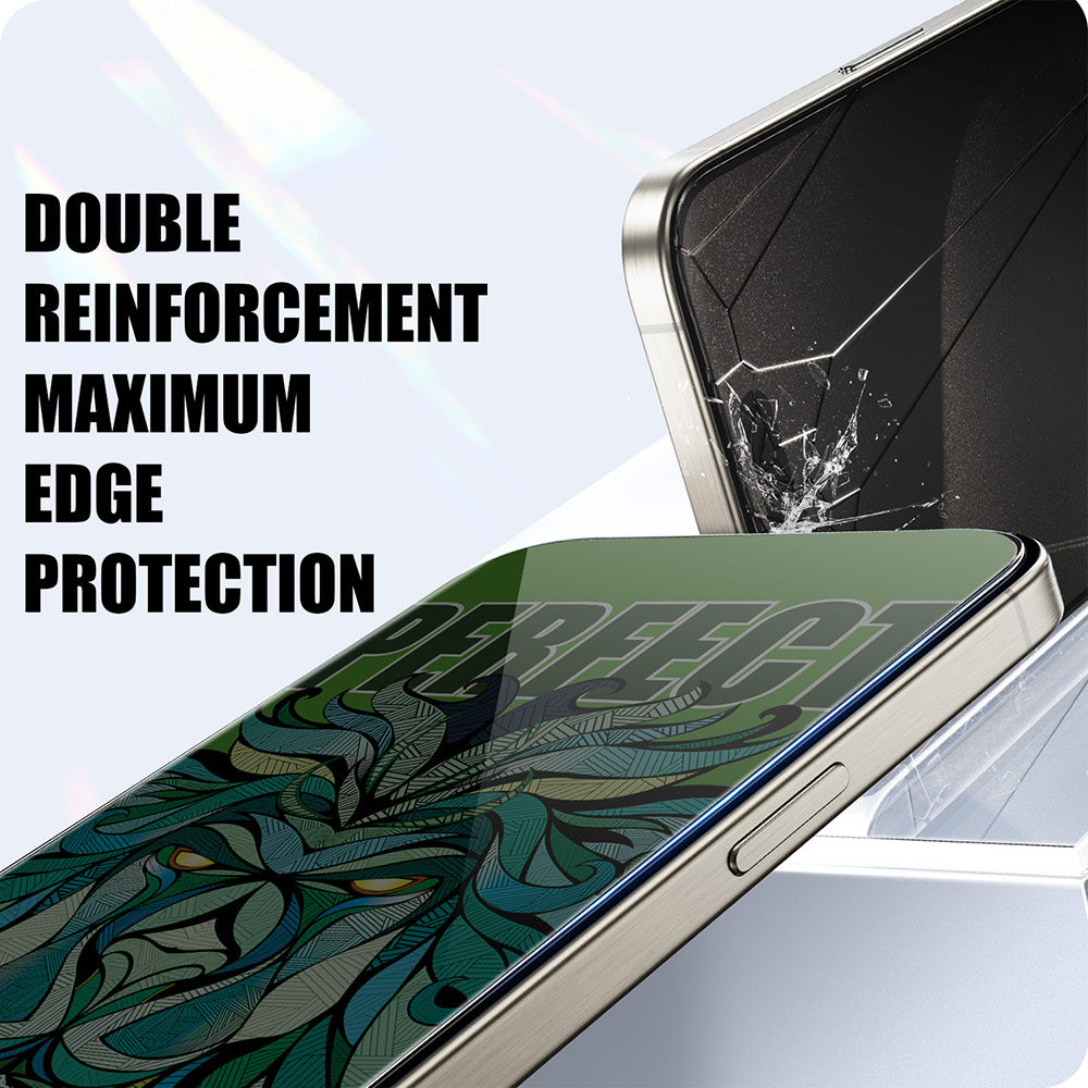 Folie de protectie Ecran Privacy Lito D+ Max Strong pentru Apple iPhone 17 / 16 Pro, Sticla Securizata, Full Glue