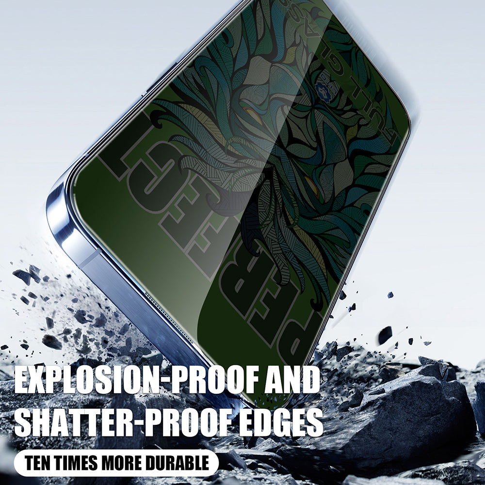 Folie de protectie Ecran Privacy Lito D+ Max Strong pentru Apple iPhone 17 / 16 Pro, Sticla Securizata, Full Glue