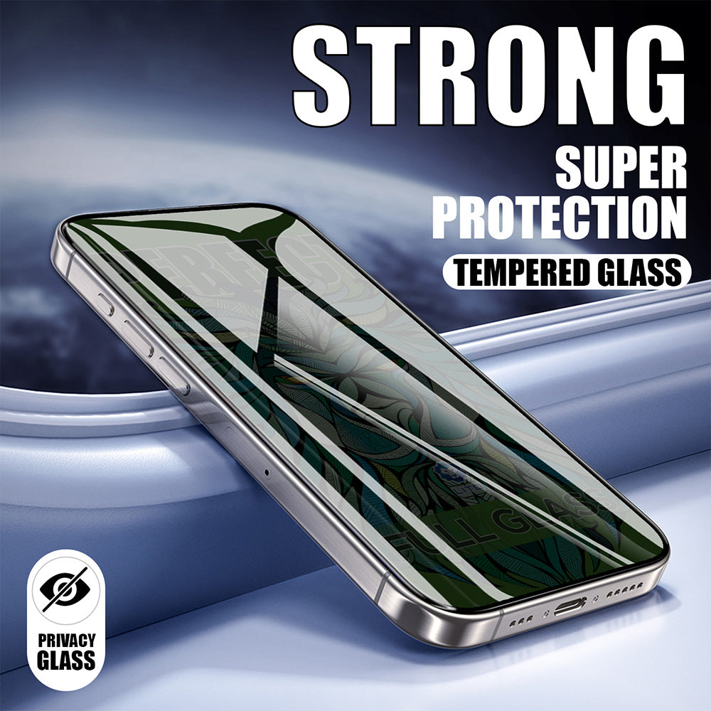 Folie de protectie Ecran Privacy Lito D+ Max Strong pentru Apple iPhone 17 Pro, Sticla Securizata, Full Glue