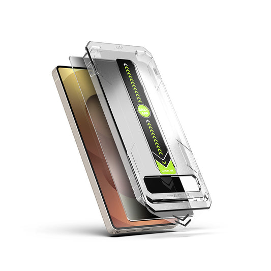 Folie de protectie Ecran Privacy Techsuit TitanGlass CrystalHD pentru Samsung Galaxy S26 Ultra, Sticla Securizata, Full Glue