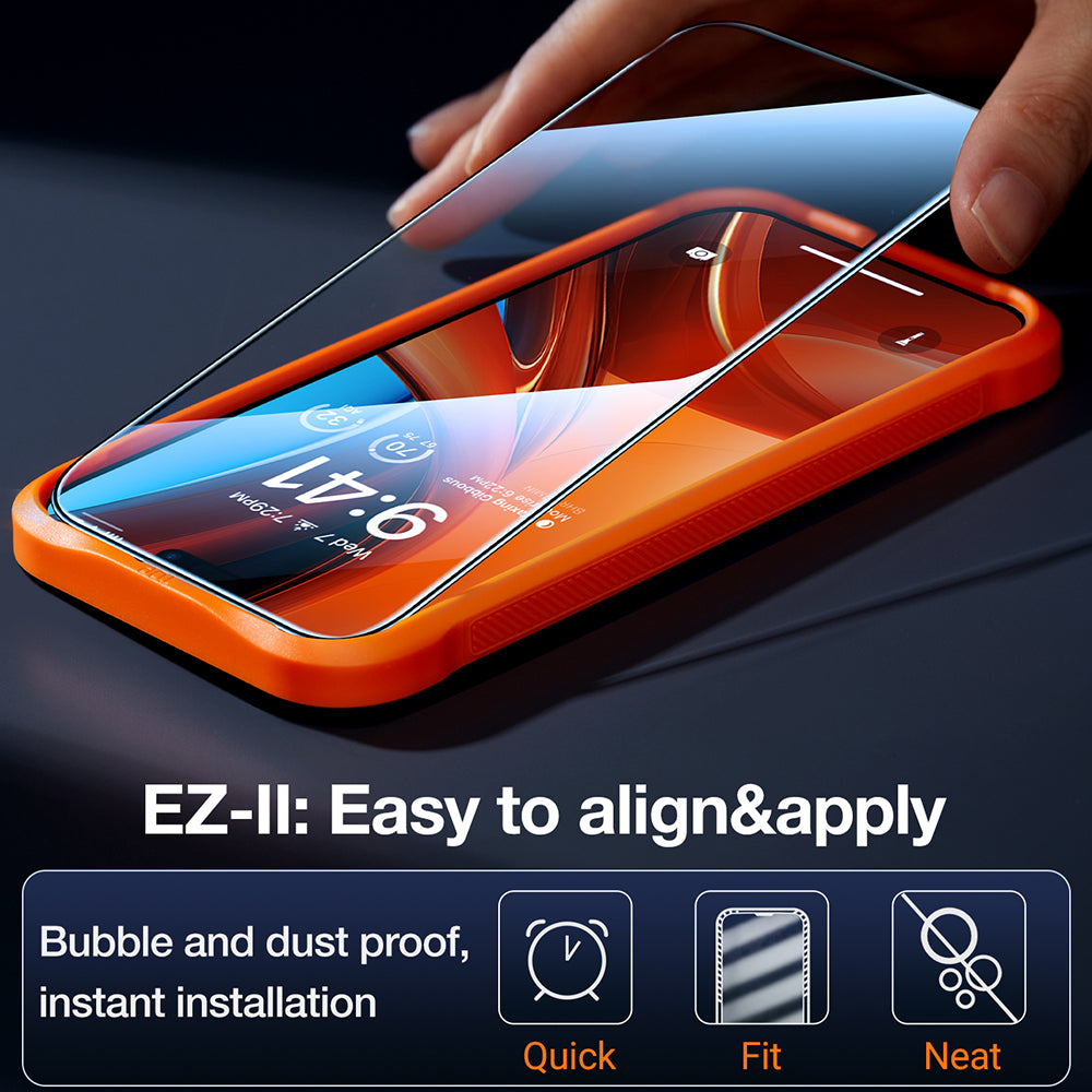 Folie de protectie Ecran Privacy Torras GlassGo Epic pentru Apple iPhone 15 Pro Max, Sticla Securizata, Full Glue