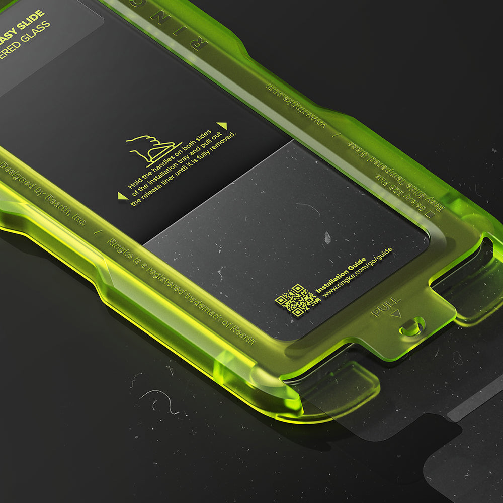 Folie de protectie Ecran Ringke Easy Slide pentru Samsung Galaxy S26 Plus S947, Sticla Securizata, Full Glue, Set 2 bucati