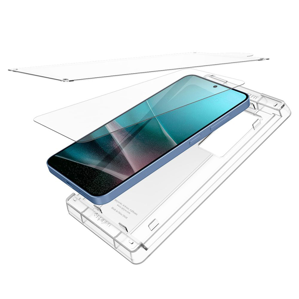 Folie de protectie Ecran Spigen Elite Shield EZ FIT HD pentru Samsung Galaxy S25 S931, Plastic AFL09091