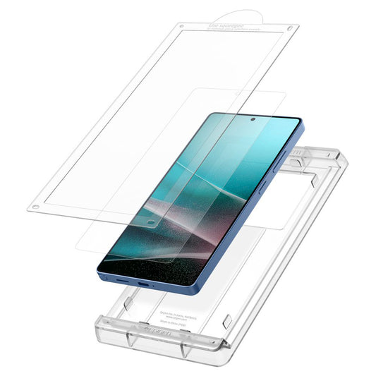 Folie de protectie Ecran Spigen Elite Shield EZ FIT HD pentru Samsung Galaxy S25 Ultra S938, Plastic AFL09083