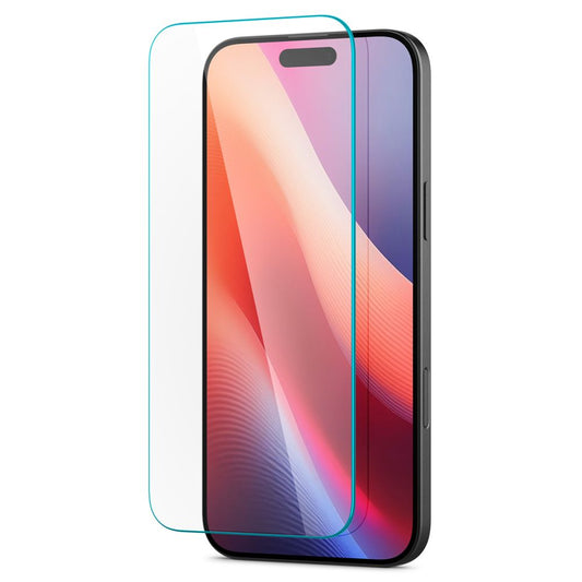 Folie de protectie Ecran Spigen GlastR Slim pentru Apple iPhone 16 Pro Max, Sticla Securizata, Full Glue