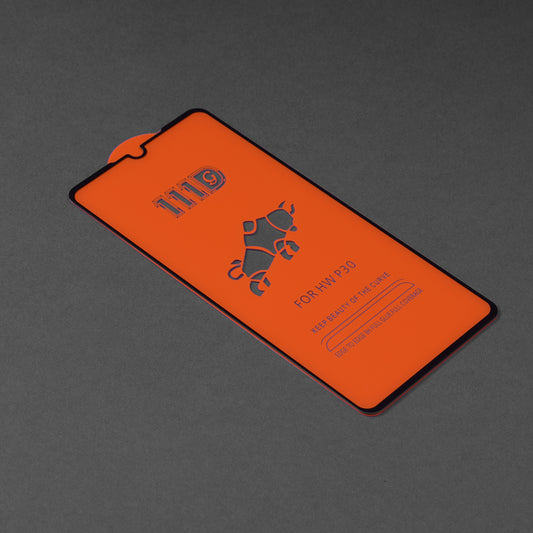 Folie de protectie Ecran Techsuit pentru Huawei P30, Sticla Securizata, Full Glue, 111D, Neagra