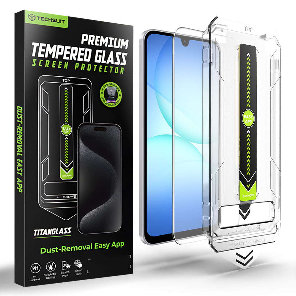 Folie de protectie Techsuit TitanGlass CrystalHD pentru Samsung Galaxy A17 5G / A16 5G A166 / A16 4G A165, Sticla Securizata