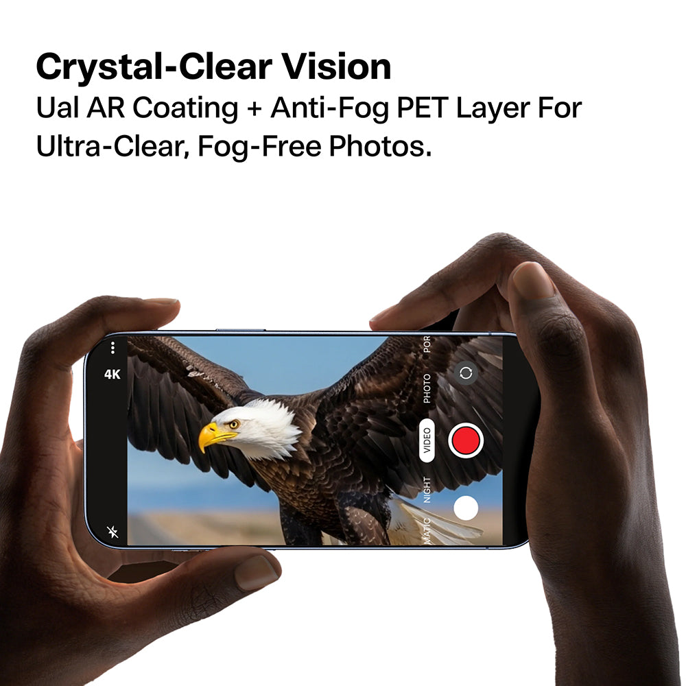 Folie de protectie Camera Spate Torras Lensguard pentru Apple iPhone 17 Pro Max / 17 Pro, Sticla Securizata, Portocalie