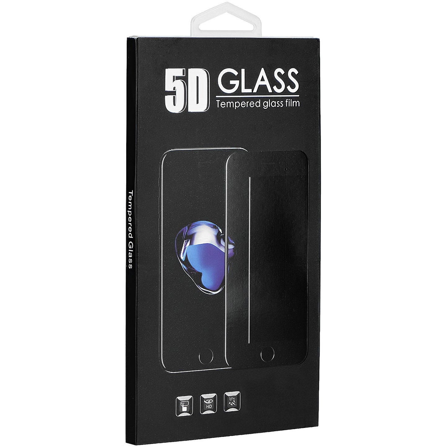 Folie de protectie Ecran OEM pentru Apple iPhone 11 Pro / XS / X, Sticla Securizata, Full Glue, 5D, Neagra