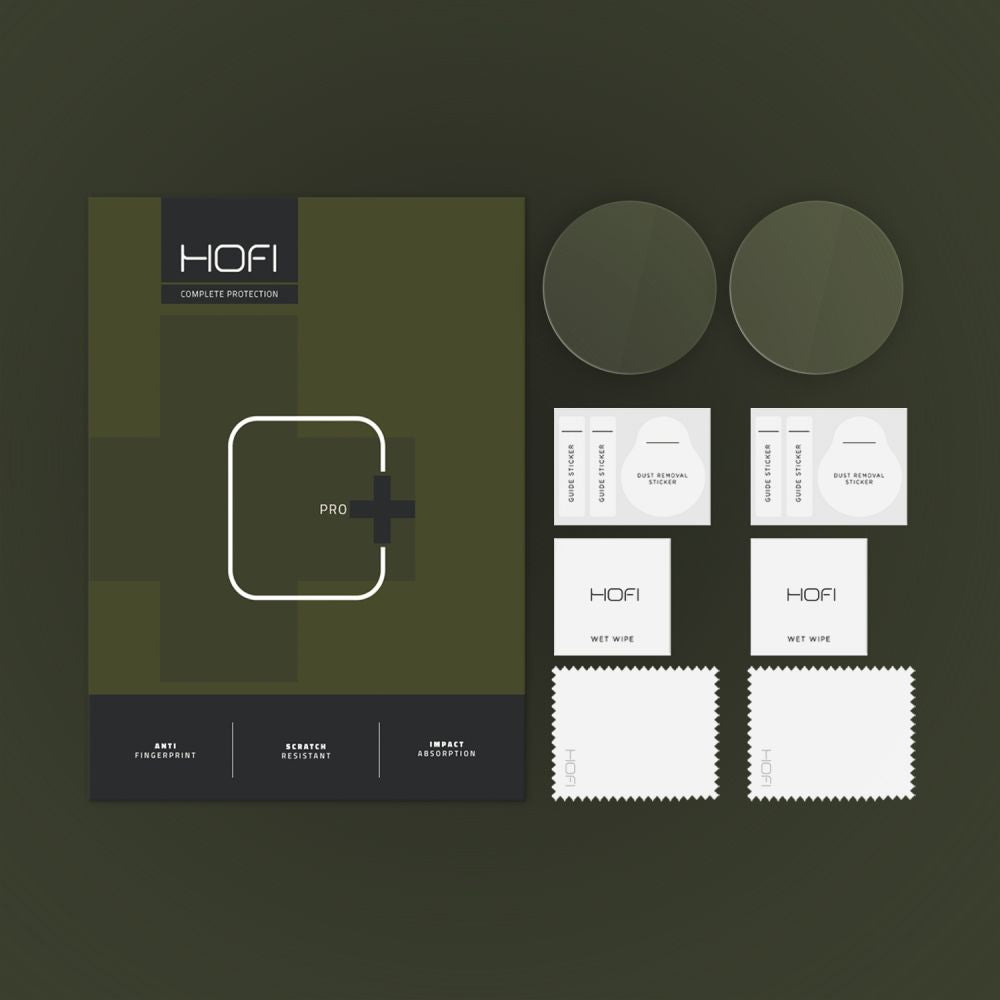 Folie Protectie HOFI Glass PRO+ pentru Huawei Watch GT 5 41mm, Set 2 bucati, Sticla Securizata