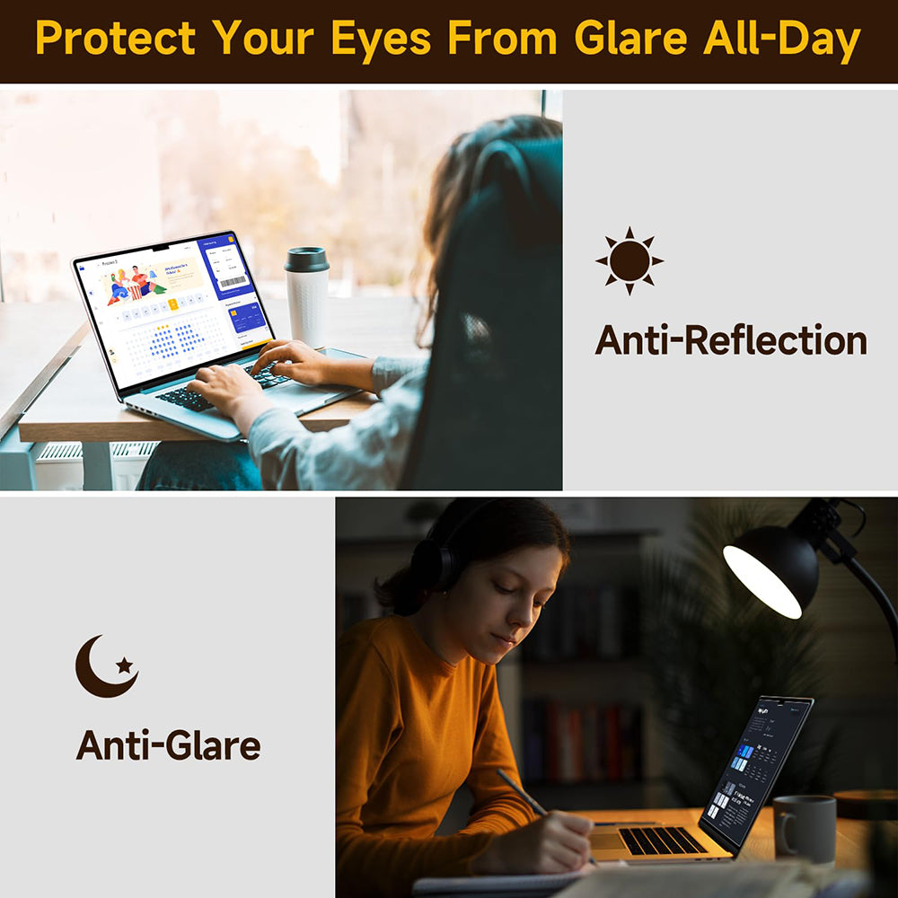 Folie Protectie Ecran Matte Anti Blue Light Techsuit VisionProX pentru Apple MacBook Air M3 15inch (2024) / Air M2 15inch (2023), Plastic