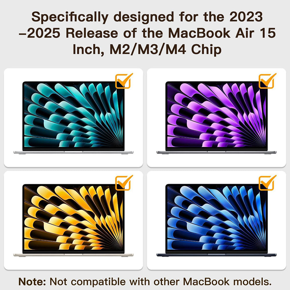 Folie Protectie Ecran Matte Anti Blue Light Techsuit VisionProX pentru Apple MacBook Air M3 15inch (2024) / Air M2 15inch (2023), Plastic