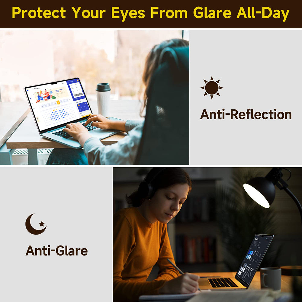Folie Protectie Ecran Matte Anti Blue Light Techsuit VisionProX pentru Apple MacBook Air M4 13inch (2025), Plastic