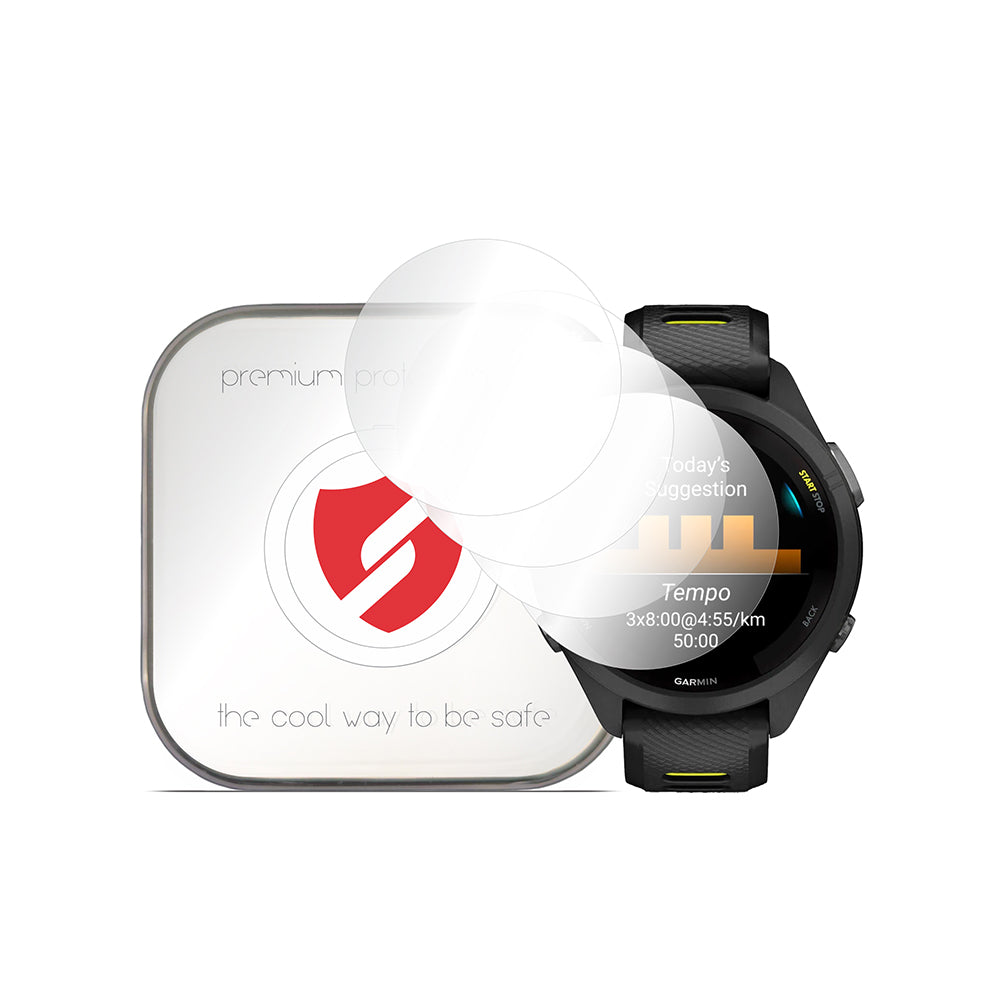 Folie Protectie Smart Protection Premium Classic pentru Garmin Forerunner 265S, Set 4 bucati, Plastic
