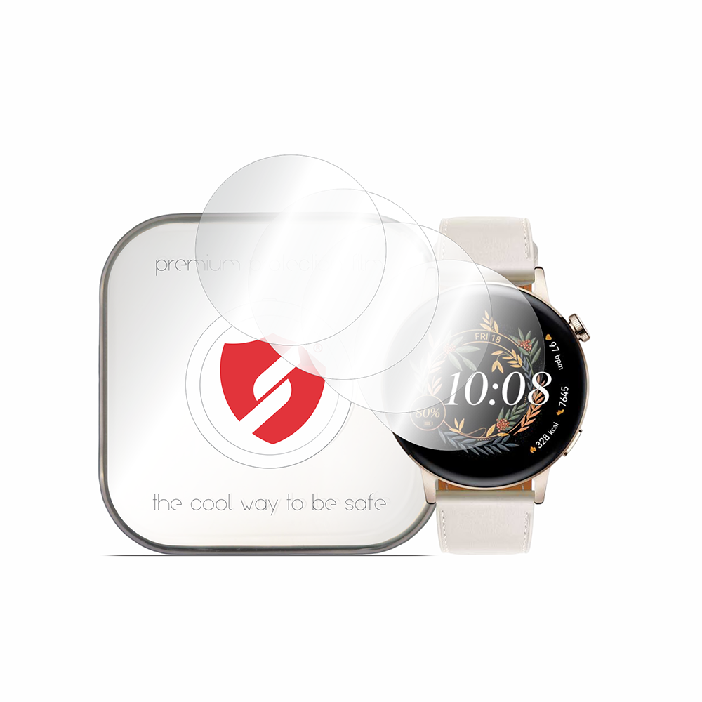 Folie Protectie Smart Protection Premium Classic pentru Huawei Watch GT 3 42mm, Set 4 bucati, Plastic