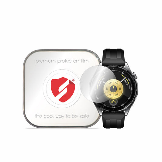 Folie Protectie Smart Protection Premium Classic pentru Huawei Watch GT 6 46mm, Set 4 bucati, Plastic