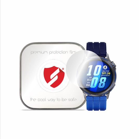 Folie Protectie Smart Protection Premium Classic pentru Huawei Watch GT Runner 2, Plastic, Set 4 bucati
