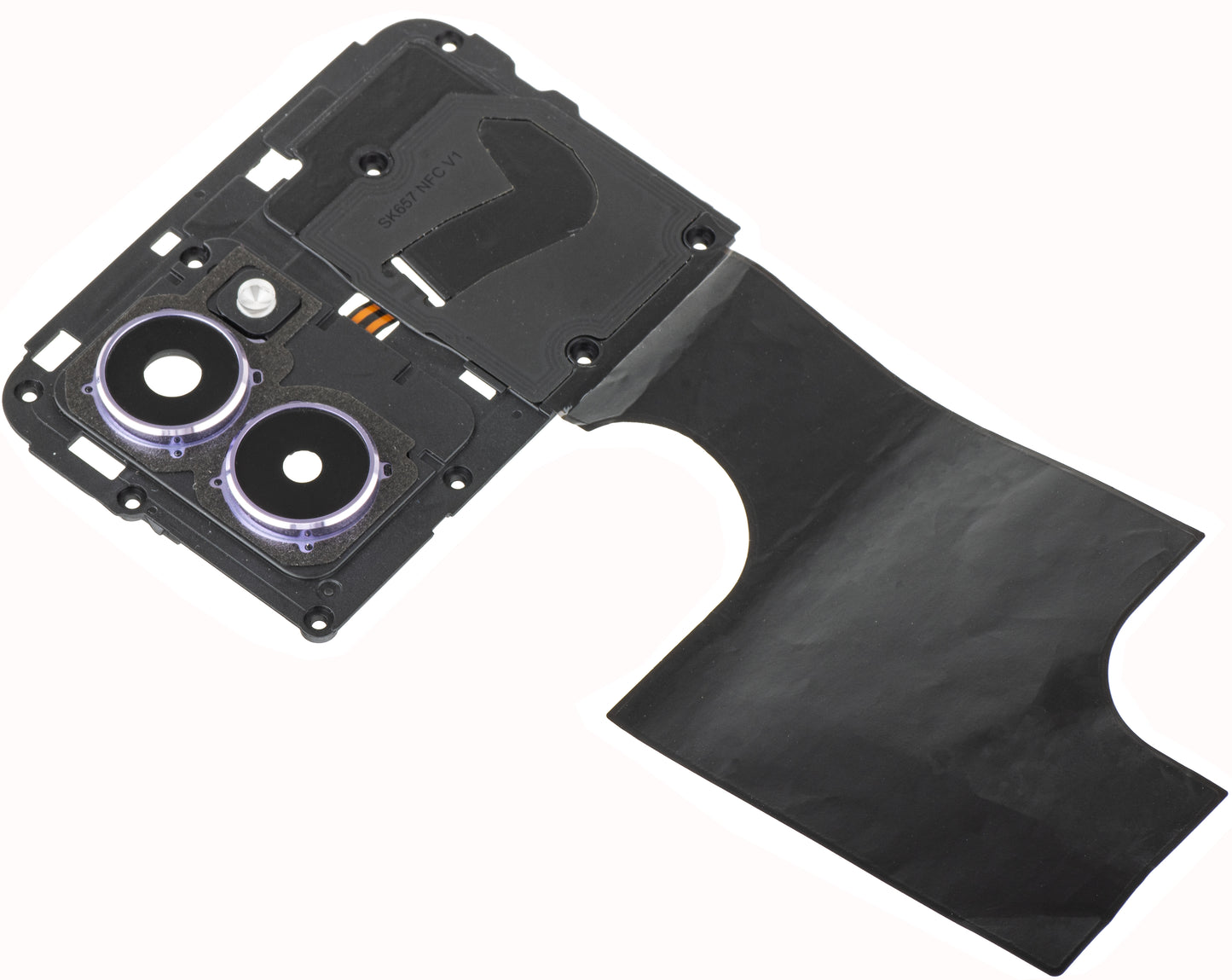 Geam Camera Spate - Blitz - Rama Interioara - Antena NFC HMD Pulse Pro, cu Rama, Mov (Twilight Purple), Service Pack 286954416