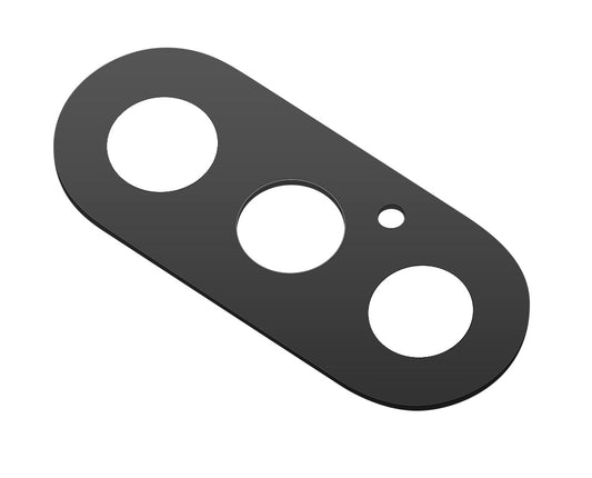 Geam Camera Spate Apple iPhone XS / X, Negru