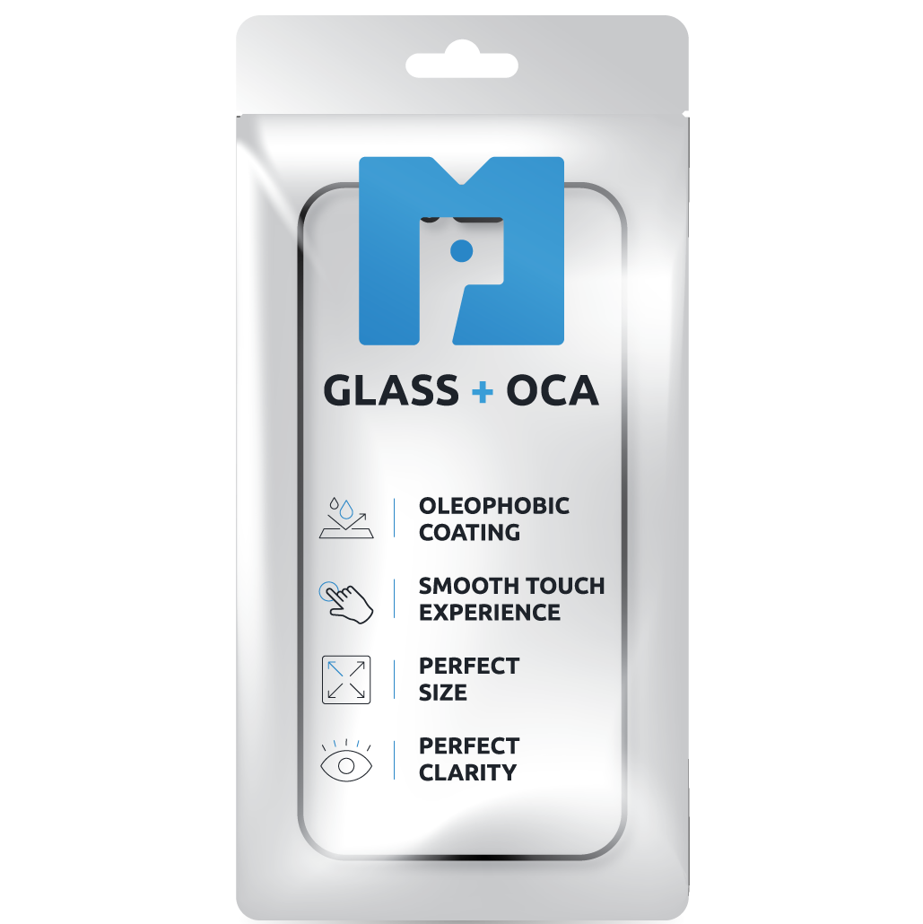 Geam Ecran + OCA MP compatibil cu Apple iPhone 12 Pro Max, Negru