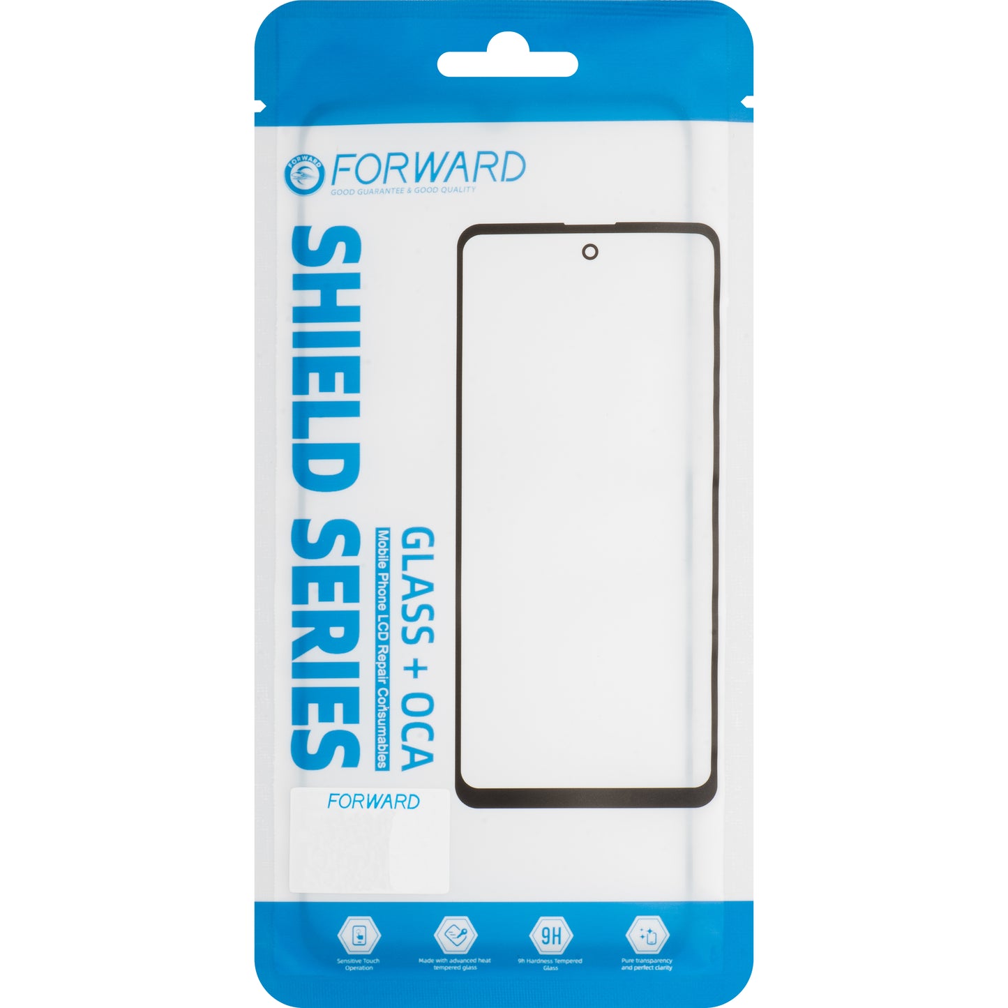 Geam Ecran + OCA Forward Shield pentru Samsung Galaxy S23+ S916, Negru