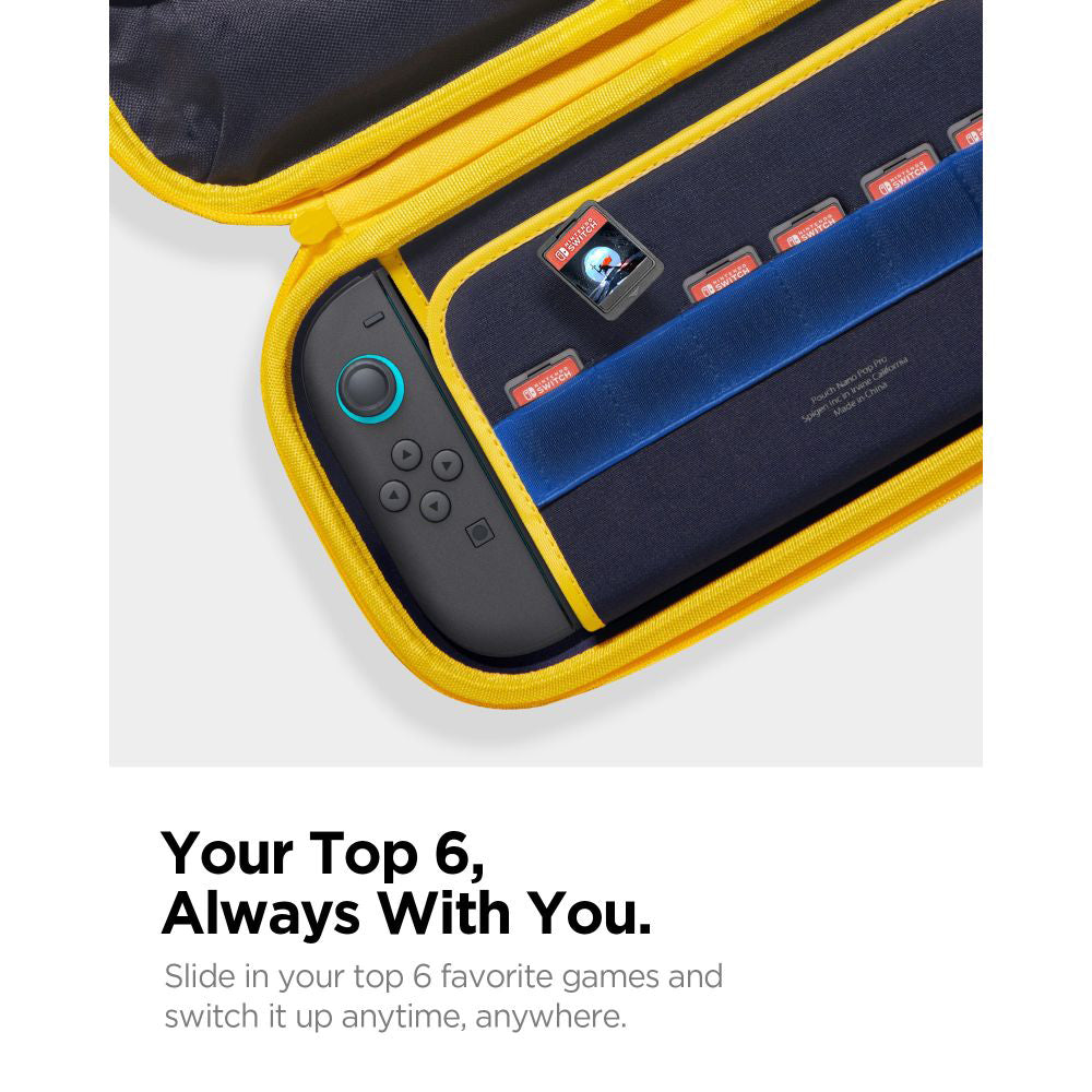Geanta Protectie Spigen Nano Pop Pro pentru Consola Nintendo Switch 2, Bleumarin AGP09565