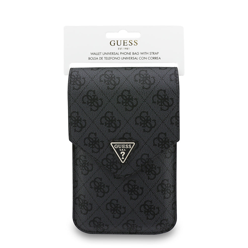Geanta Universala pentru Telefon, Guess, Fliptok Triangle 4G, Neagra