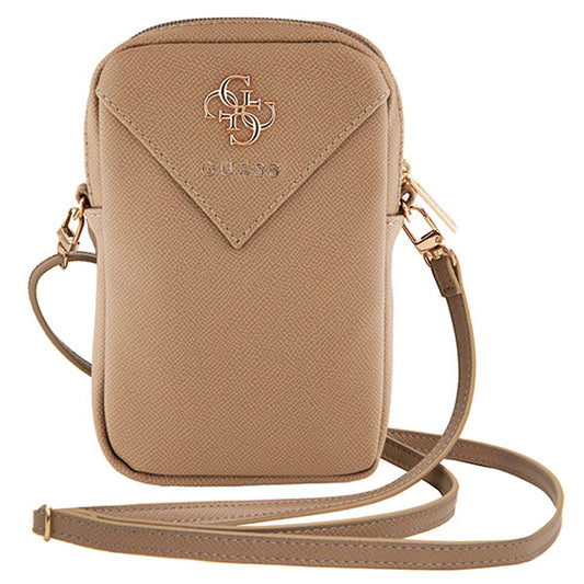 Geanta Universala pentru Telefon, Guess, Triangle 4G, Aurie