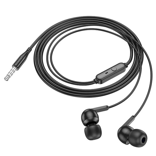 Handsfree 3.5mm HOCO M124, Negru