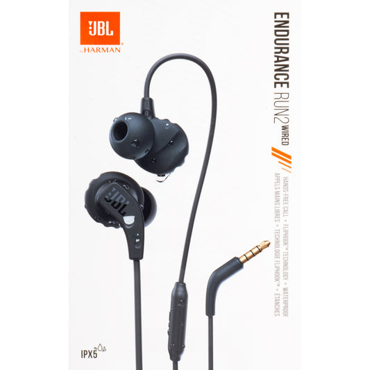 Handsfree 3.5mm JBL Endurance Run 2, Negru ENDURRUN2BLK