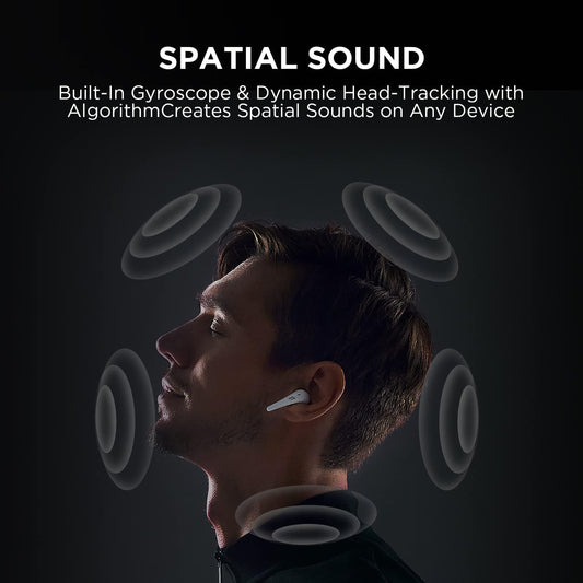 Handsfree Bluetooth 1More Aero ES903, TWS, ANC, Alb