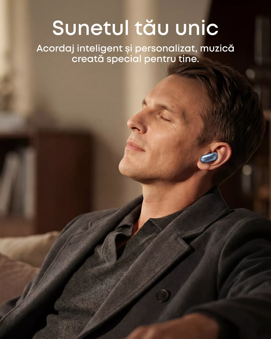 Handsfree Bluetooth Anker SoundCore Liberty 5 Pro, TWS, ANC, MultiPoint, Albastru D1203G31