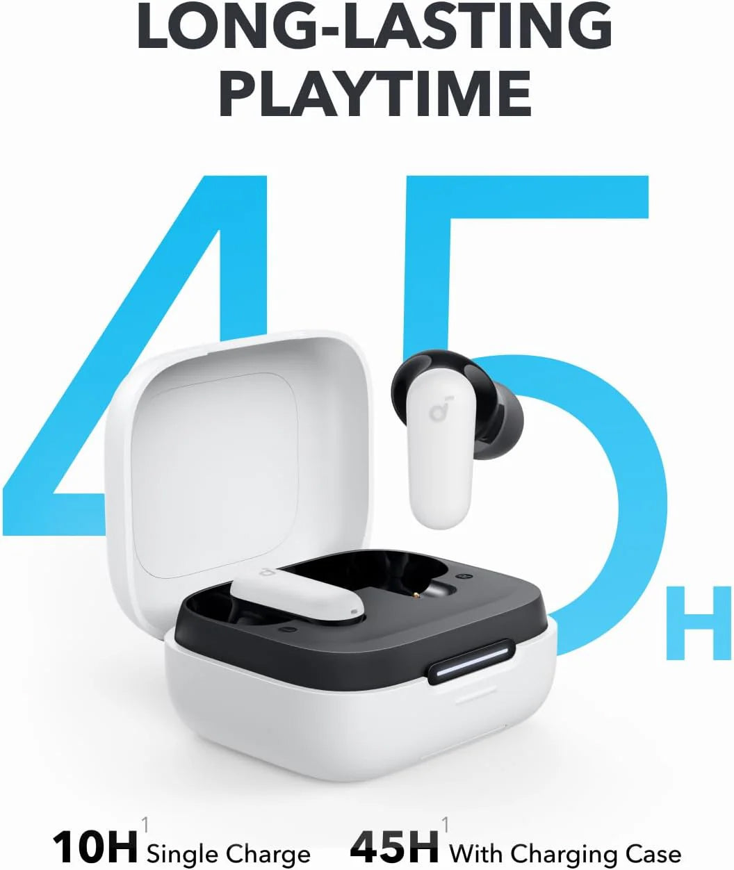 Handsfree Bluetooth Anker SoundCore P30i, TWS, ANC, Alb A3959321