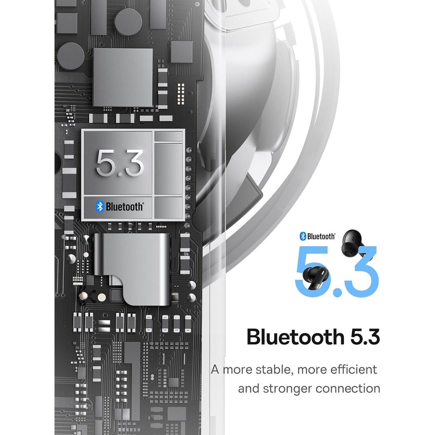 Handsfree Bluetooth Baseus Bowie E20, TWS, Negru A00069700113-00