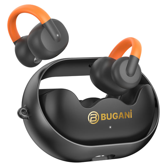 Handsfree Bluetooth Bugani Clip B21, TWS, Negru