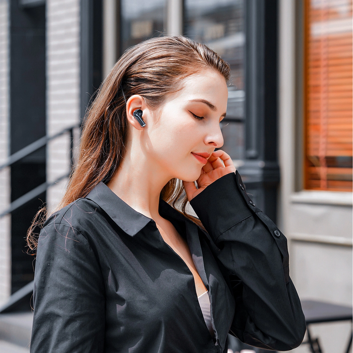 Handsfree Bluetooth Dudao U8, TWS, Negru