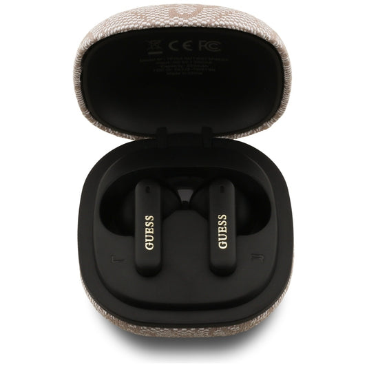 Handsfree Bluetooth Guess 4G Classic Metal Logo, TWS, Roz